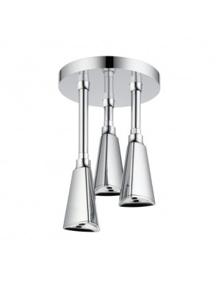 Zura H2OKinetic Pendant Raincan showerhead cromo